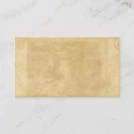 Nedfläckad för tom Vintage Åldras Gammal Papper Visitkort