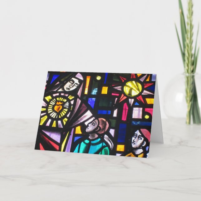 nedfläckad kärlek helgkort (Framsida)