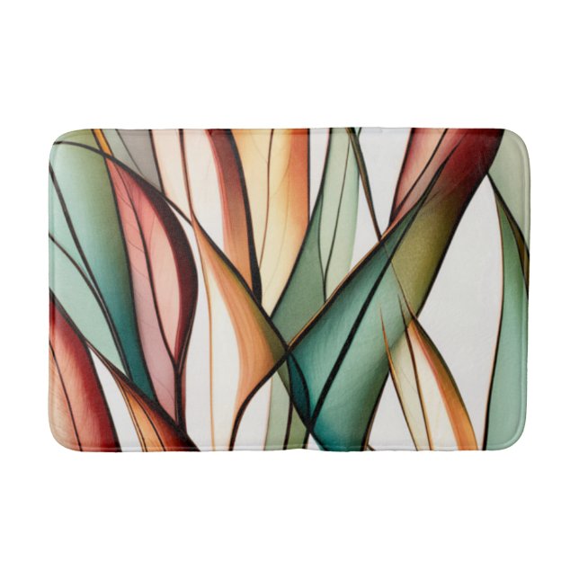 Nedfläckad- och glasgräs badrumsmatta (Framsidan)