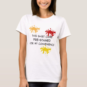 Nedfläckad Skift T Shirt