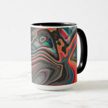 Nedfläckad spår av grått, levande korall och cyanS