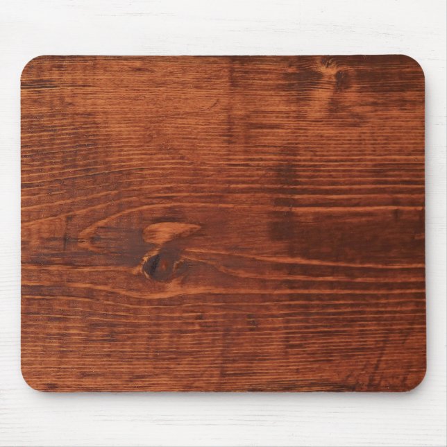 Nedfläckad Wood look Mousepad Musmatta (Framsidan)