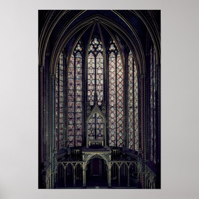 Nedfläckadens glasfönster poster (Framsidan)