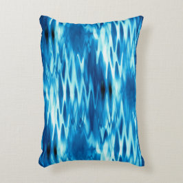 Nedfläckadens övertoningsblåaktiga formande abstra prydnadskudde