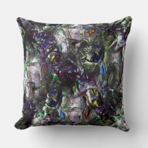 Nedfläckadens "tunga färger" överlappande i blandn