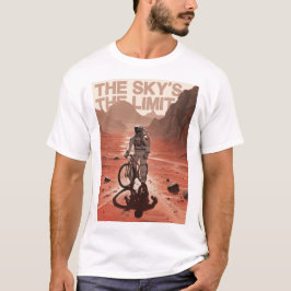 Nedförsbackcykel med astronaut på Mars, presentcyk T Shirt