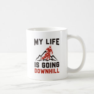 Nedförsbacke Mountainbike Kaffemugg