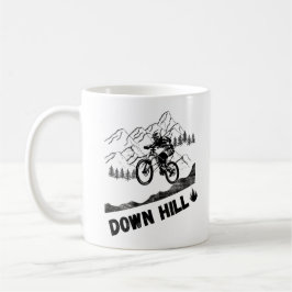 Nedförsbacke Mountainbike Kaffemugg