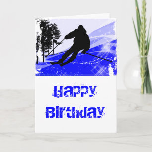 Nedförsbacke på Ski Slope Kort