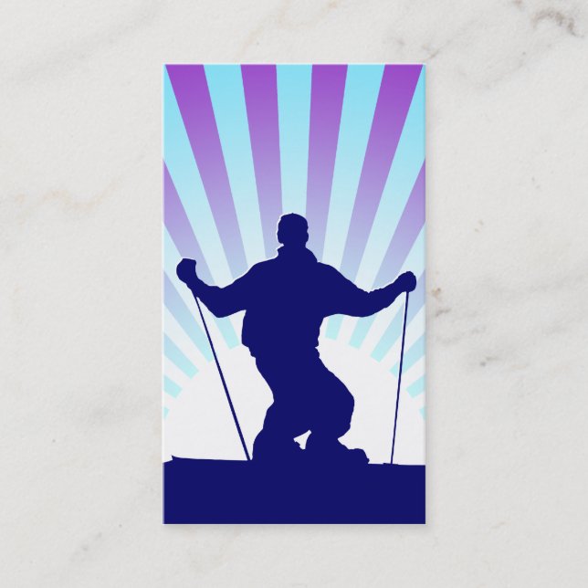 nedförsbackskidor visitkort (Framsida)