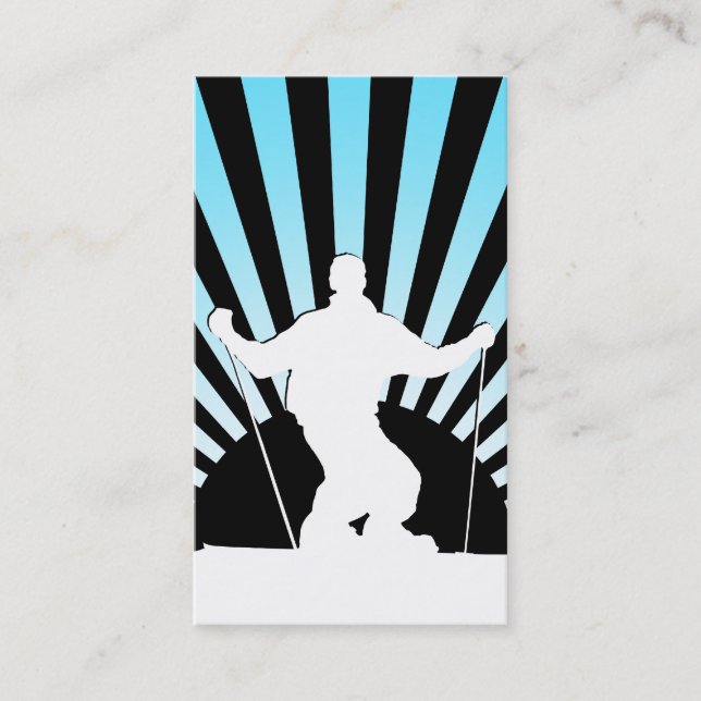 nedförsbackskidor visitkort (Framsida)