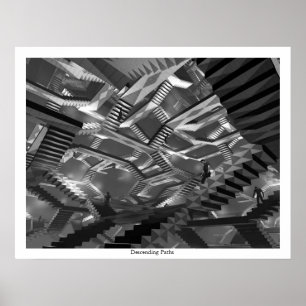 NedgÃ¥ende vägar Poster
