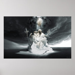 Nedgång av den Lucifer pietaen Poster