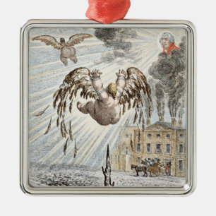 Nedgång av Icarus, 1807 Julgransprydnad Metall