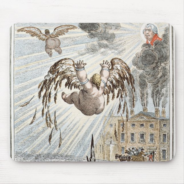 Nedgång av Icarus, 1807 Musmatta (Framsidan)