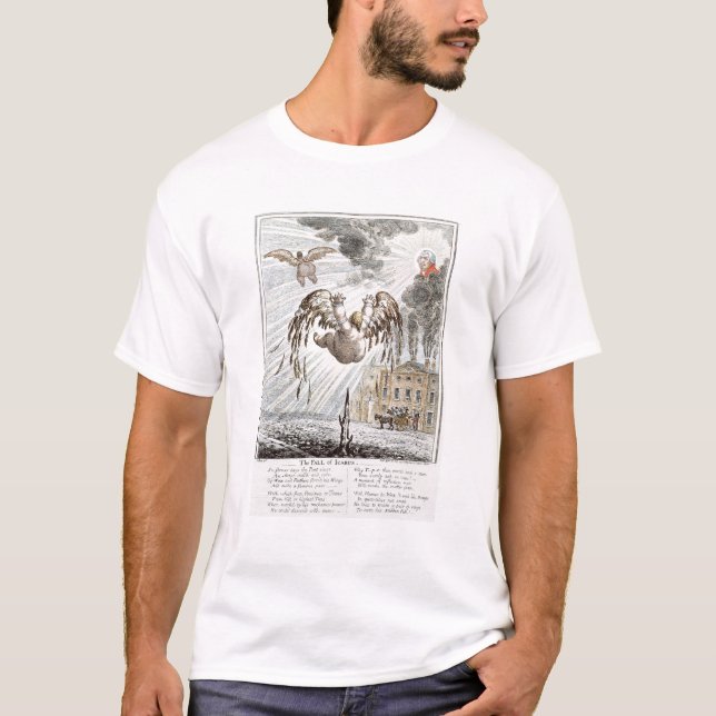 Nedgång av Icarus, 1807 Tee (Framsida)