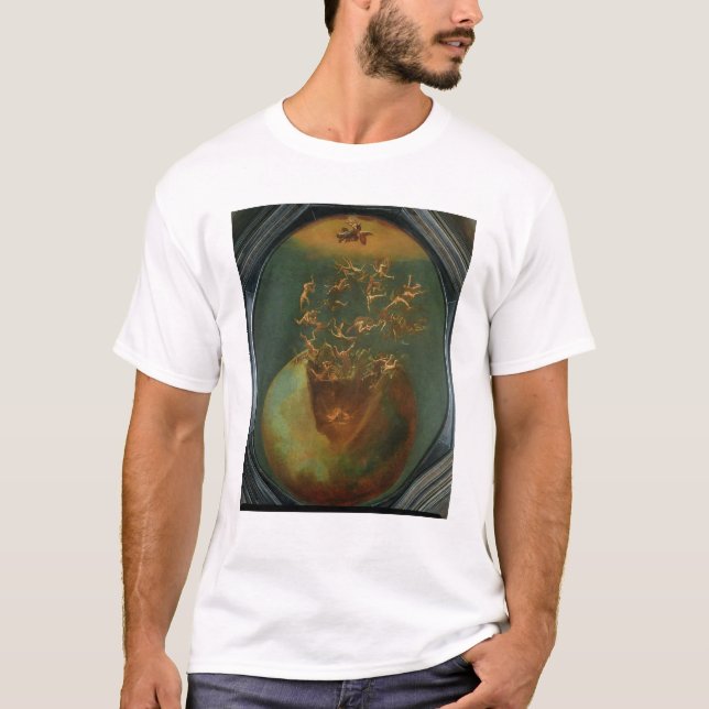 Nedgång av Satan och den rebelliska änglar från T-shirt (Framsida)