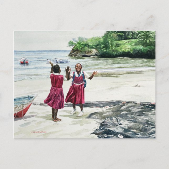 Nedgång i bukten 2002 vykort (Framsida)