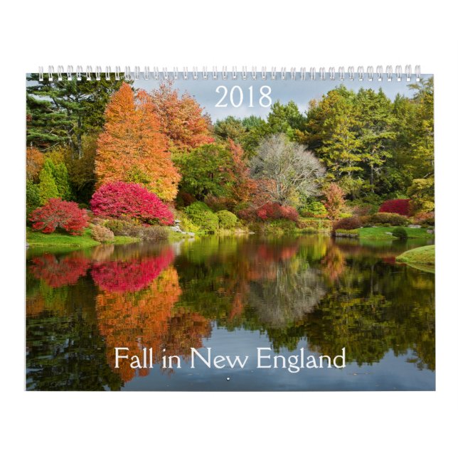 Nedgång i den New England kalendern Kalender (Omslag)