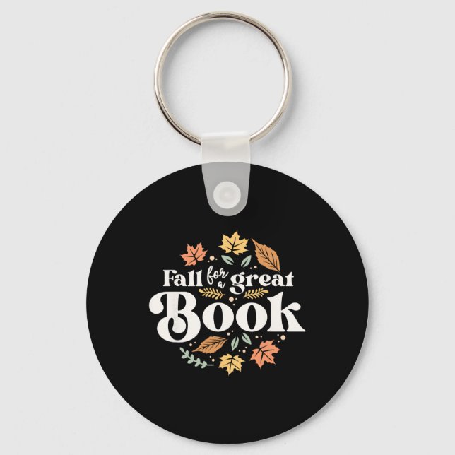 Nedgång i en Underbar bibliotekarie för höststek i Nyckelring (Framsida)