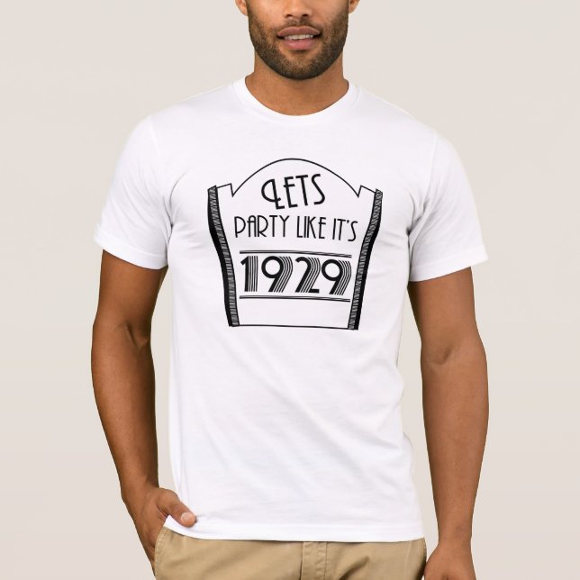 Nedgång - låter partynågot liknande som den är tee shirt (Framsida)