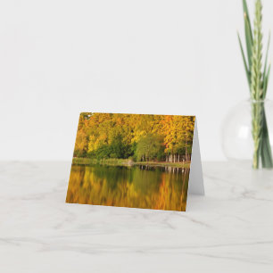 Nedgång Notecard - tom insida Kort