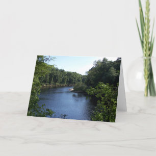 Nedgång på den Suwannee floden Notecard Kort