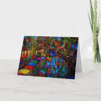 Nedgång på det Riverwalk kortet Kort