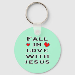Nedgång som är förälskad med Jesus Nyckelring