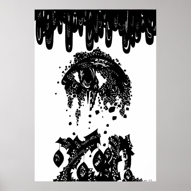 Nedgång till domnad poster (Framsidan)