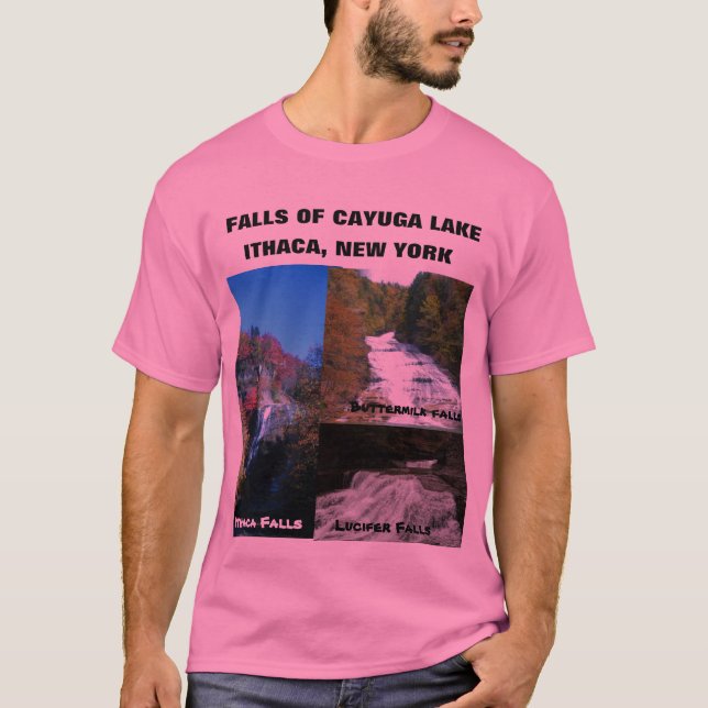 NEDGÅNGAR AV CAYUGASJÖutslagsplatsen Tee Shirt (Framsida)