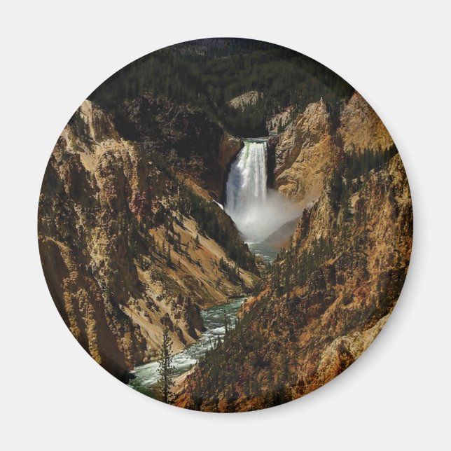 NEDGÅNGAR PÅ YELLOWSTONE YEAH MAGNET (Framsidan)