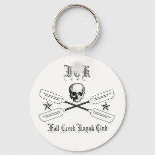 Nedgångbäckkajak Keychain Nyckelring