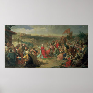 Nedgången av Granada i 1492, 1890 Poster