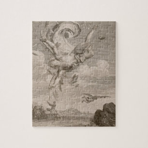 Nedgången av Icarus, 1731 (gravyr) Pussel