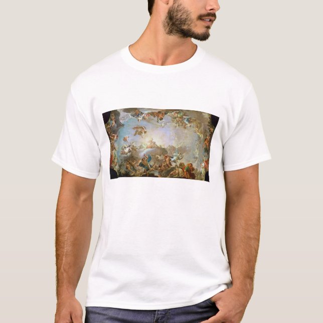 Nedgången av jättarna som belägrar Olympus, 1764 T-shirt (Framsida)