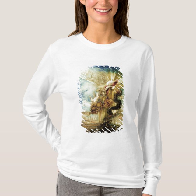 Nedgången av phaethonen (w/c på papper) t-shirt (Framsida)