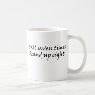 Nedgången står sju tider upp gåvan för kaffemugg