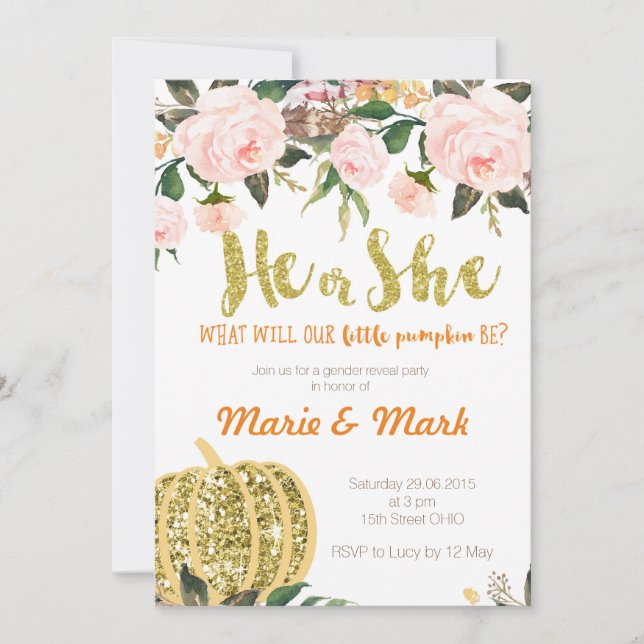 Nedgånggender avslöjer inbjudan (Framsida)