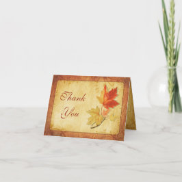 Nedgånglönnlöv som gifta sig tackkortet tack kort