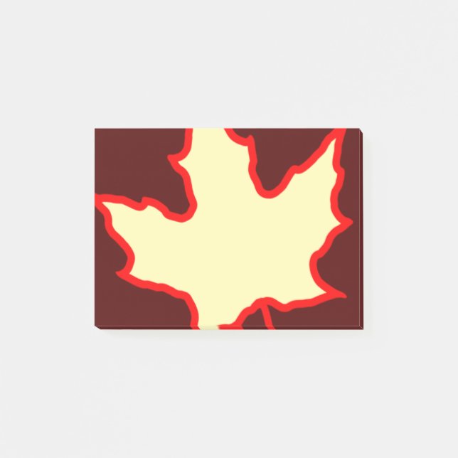 Nedgånglöv Post-it Block (Framsida)