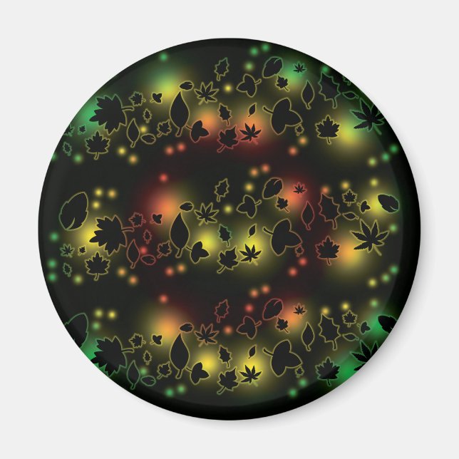 Nedgånglövverkglöd Magnet (Framsidan)