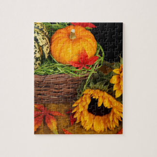 Nedgångskördsolrosor Pussel