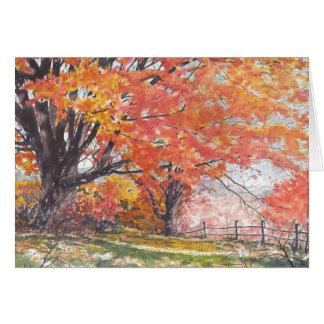 Nedgångträd Hälsningskort