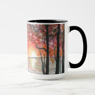 Nedgångträd stort 15 uns. Kaffemugg