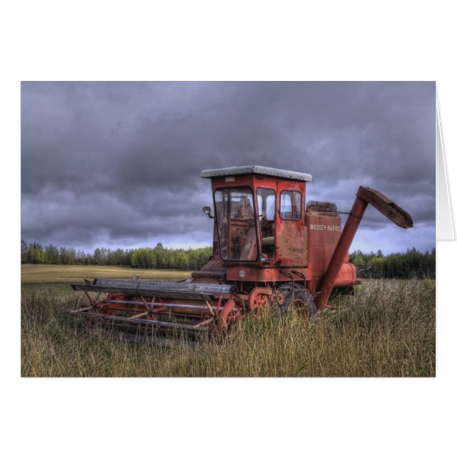 NedgångWheatfields Hälsningskort (Framsidan Horizontal)