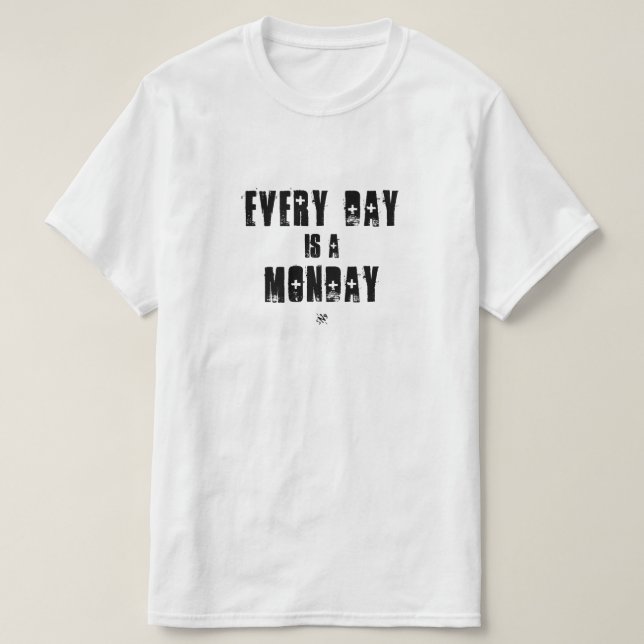 Nedgradera roligt motto t shirt (Design framsida)