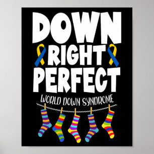 Nedgraderad syndrom Nedgraderad Höger Perfekt 1 Poster
