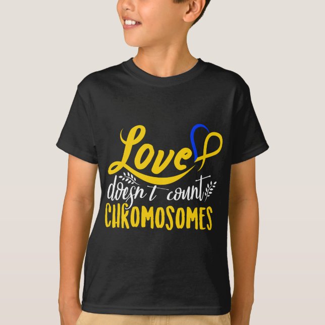 Nedgraderad syndrom - Trisomy 21 T Shirt (Framsida)
