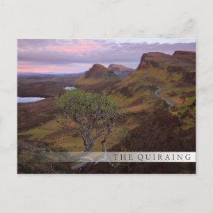 Nedgrävning av sollandskap på Skye Vykort